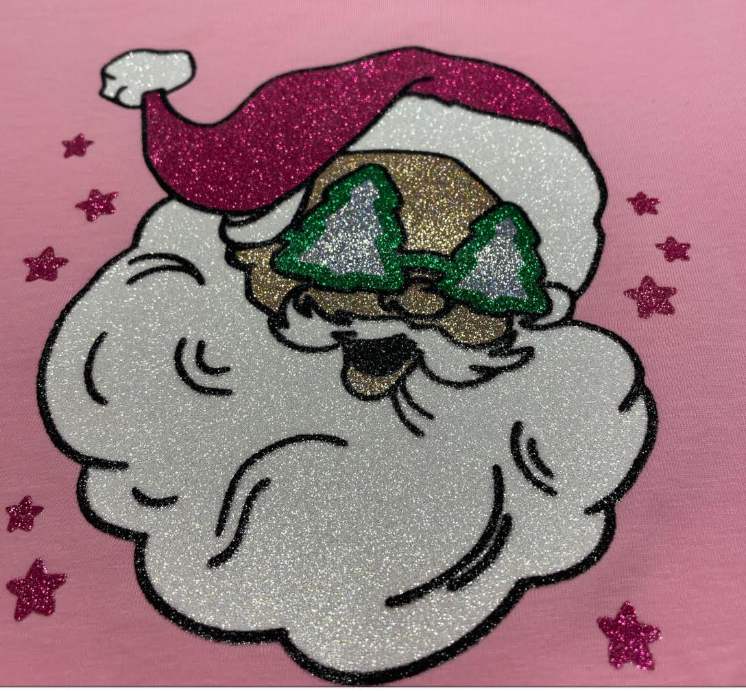 Azarhia Sunglassed Santa in Glitter
