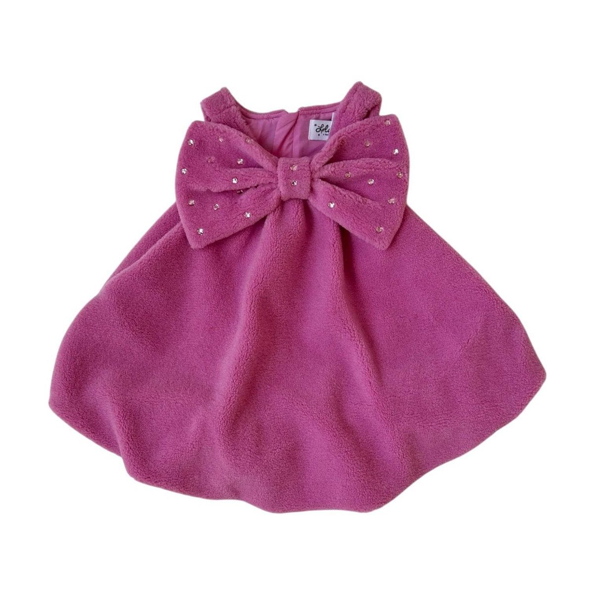 Big Bow Teddy Fleece Dress