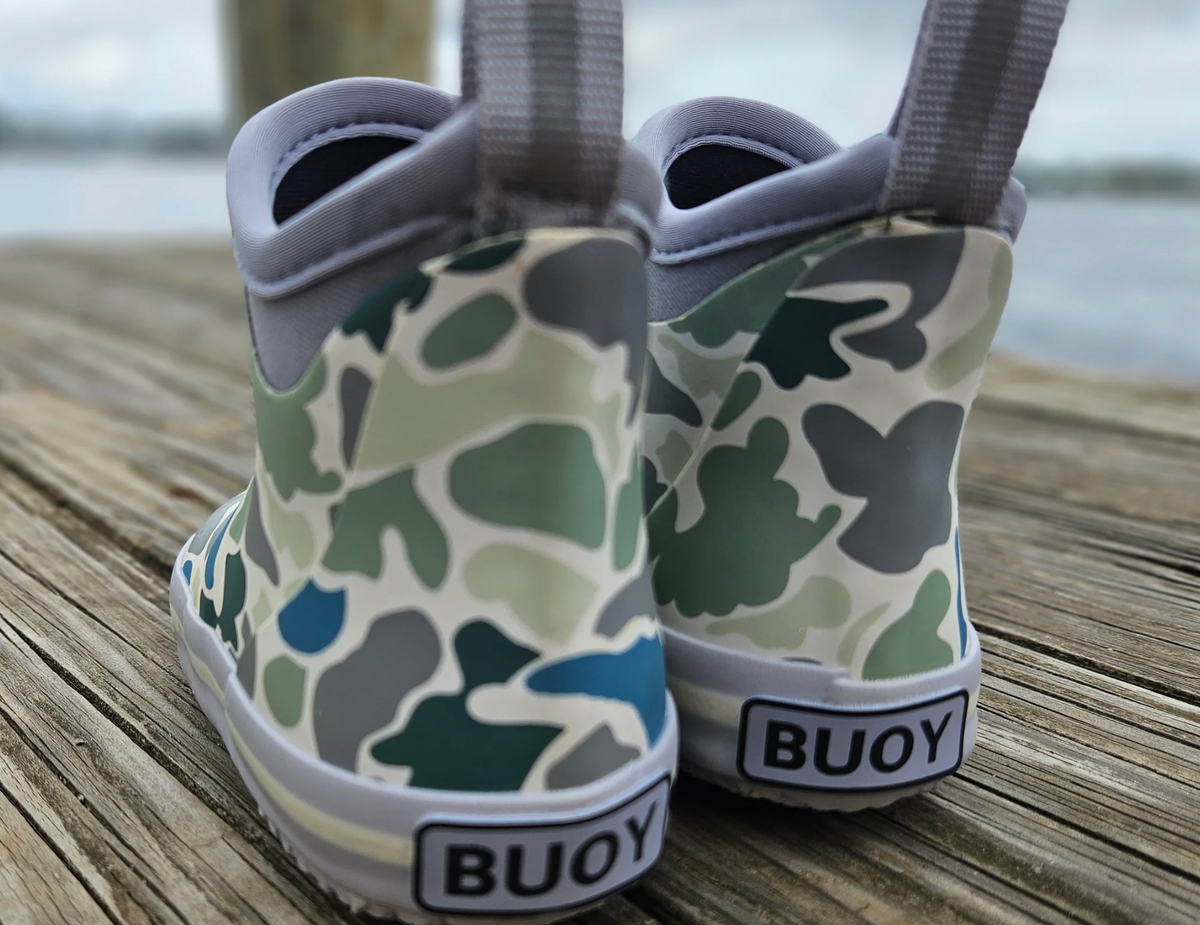 Buoy White Duck Camo Boots