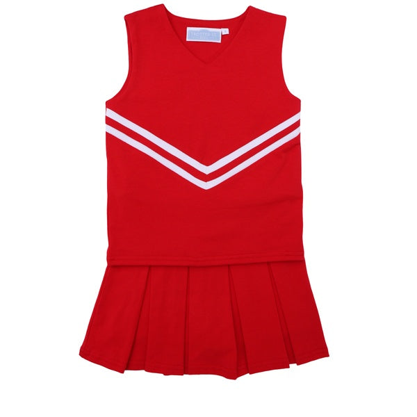 Trotter Street Kids Cheer Uniform Set - Red