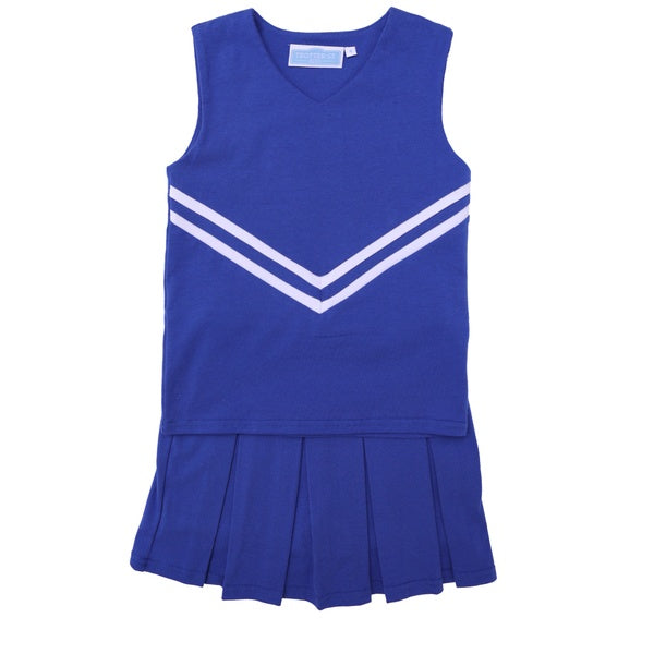 Trotter Street Kids Cheer Uniform Set - Royal Blue
