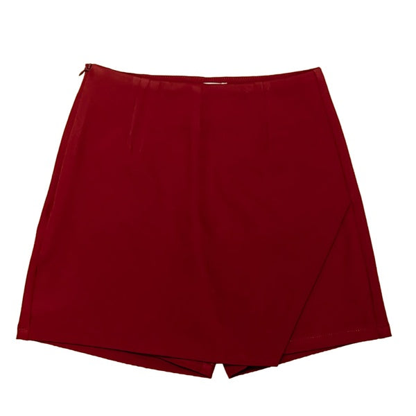 Belle Cher Belle Skort - Maroon