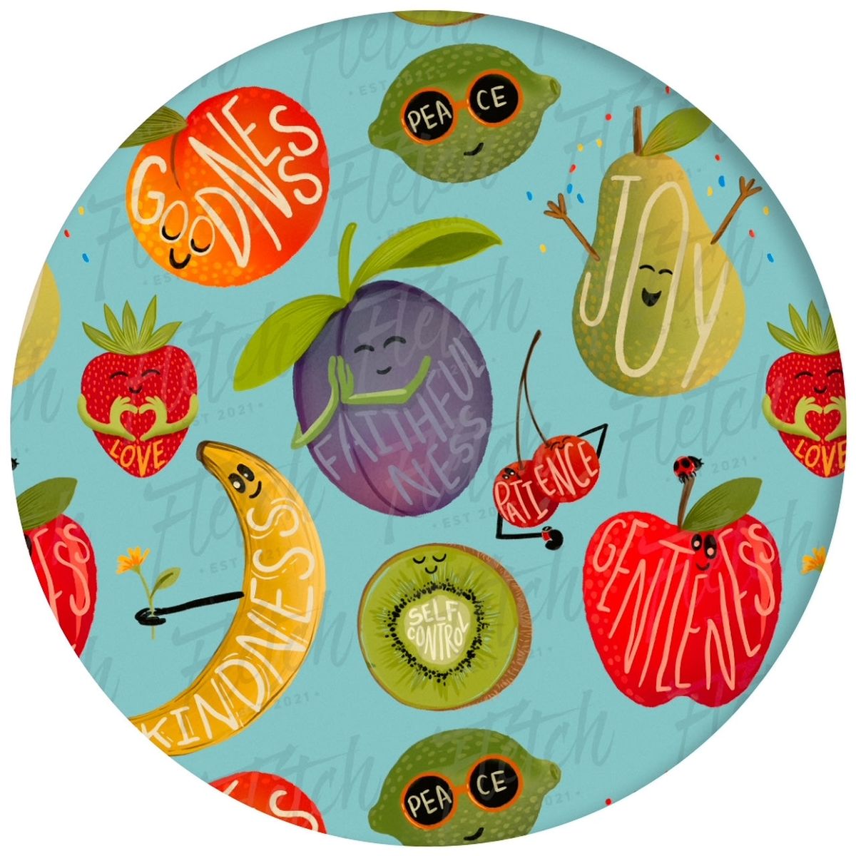 BRVE Fruit-Of-The-Spirit Bib
