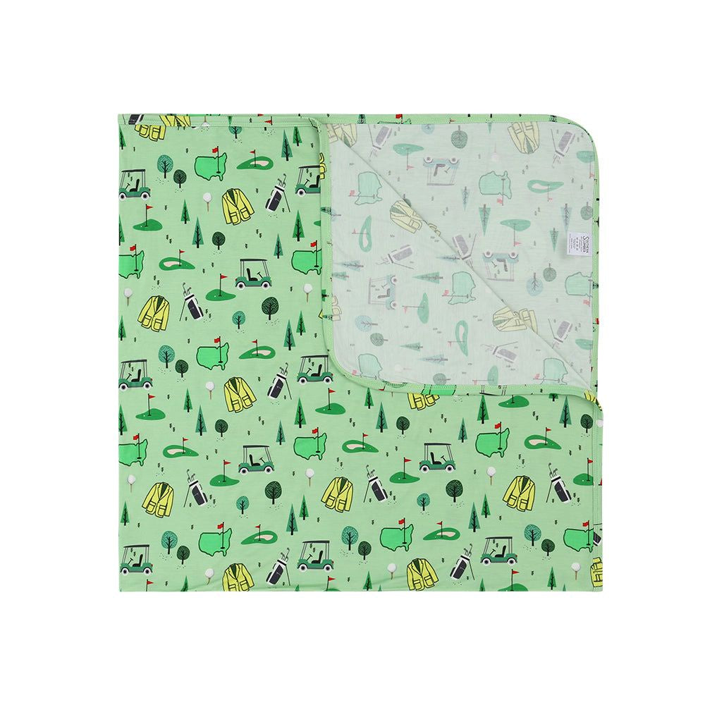 Southern Slumber Golf Bamboo Swaddle Blanket