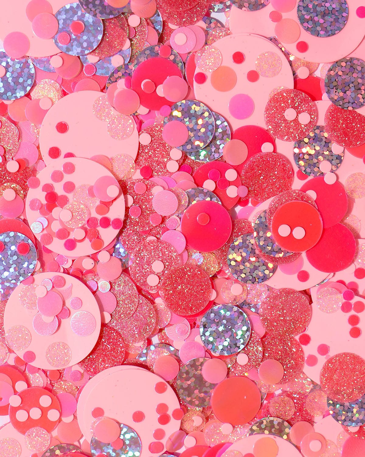 Pink Party Confetti Everything Pouch