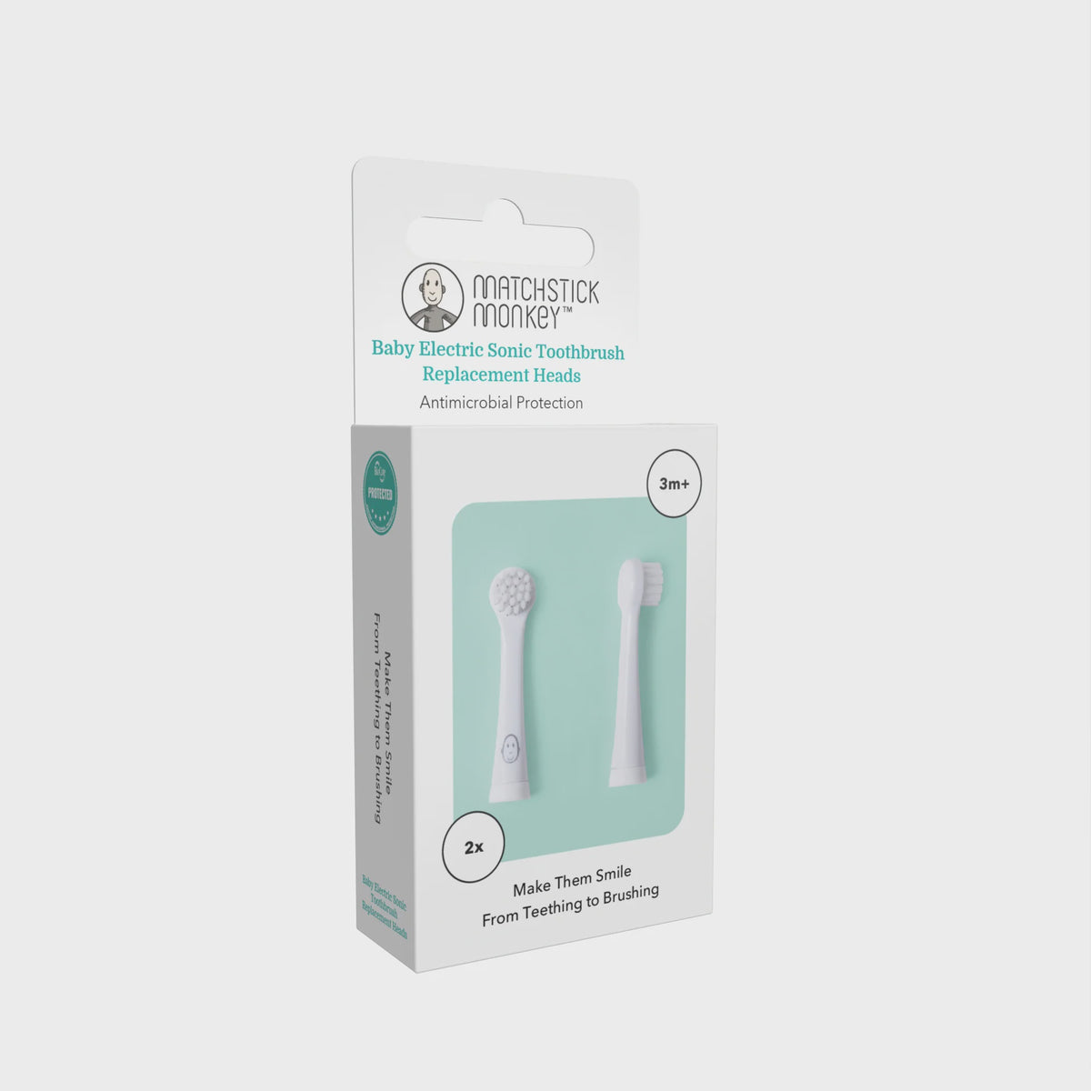 Matchstick Monkey Baby Electric Sonic Toothbrush Replacement Heads