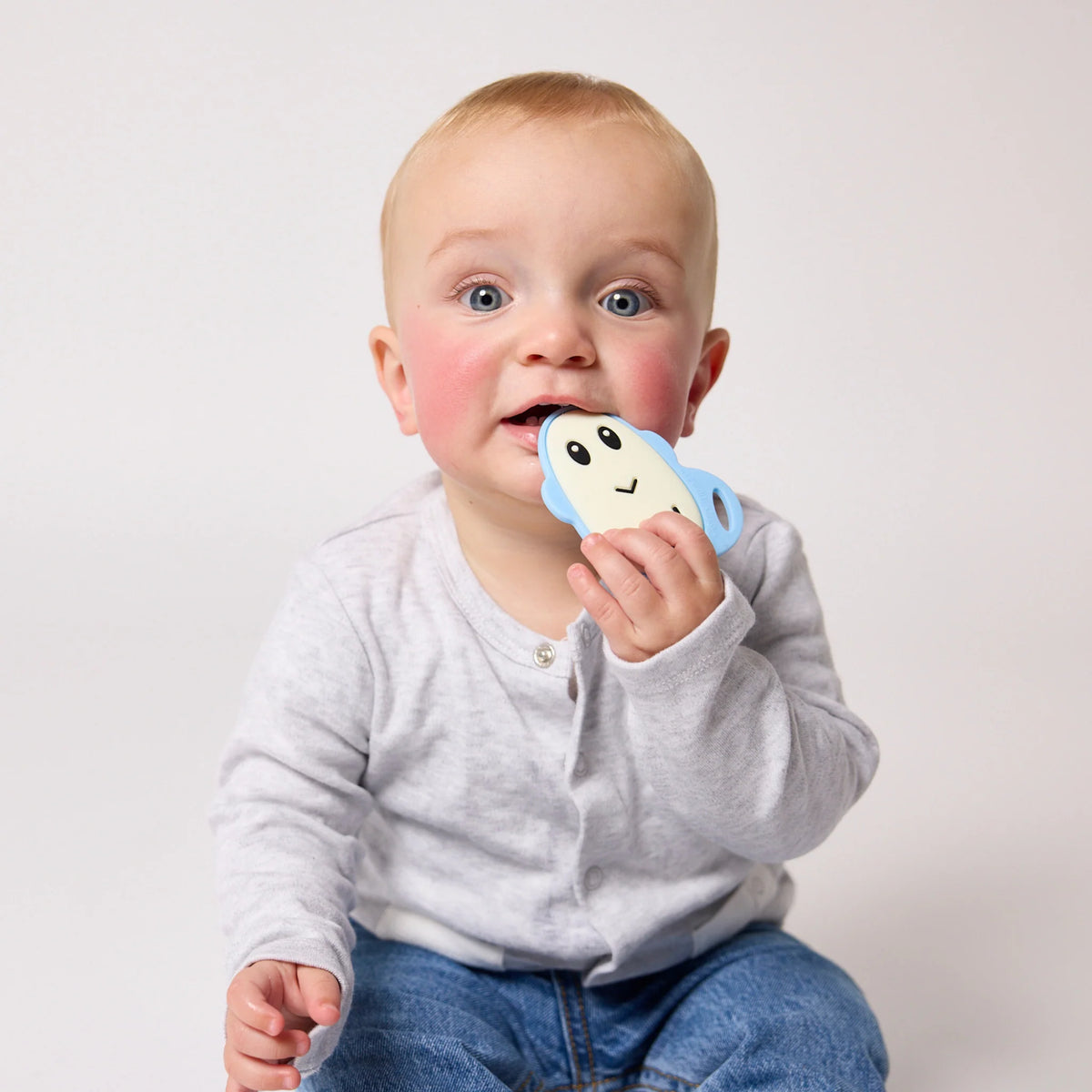Matchstick Monkey Teething Starter Set -Lt Blue