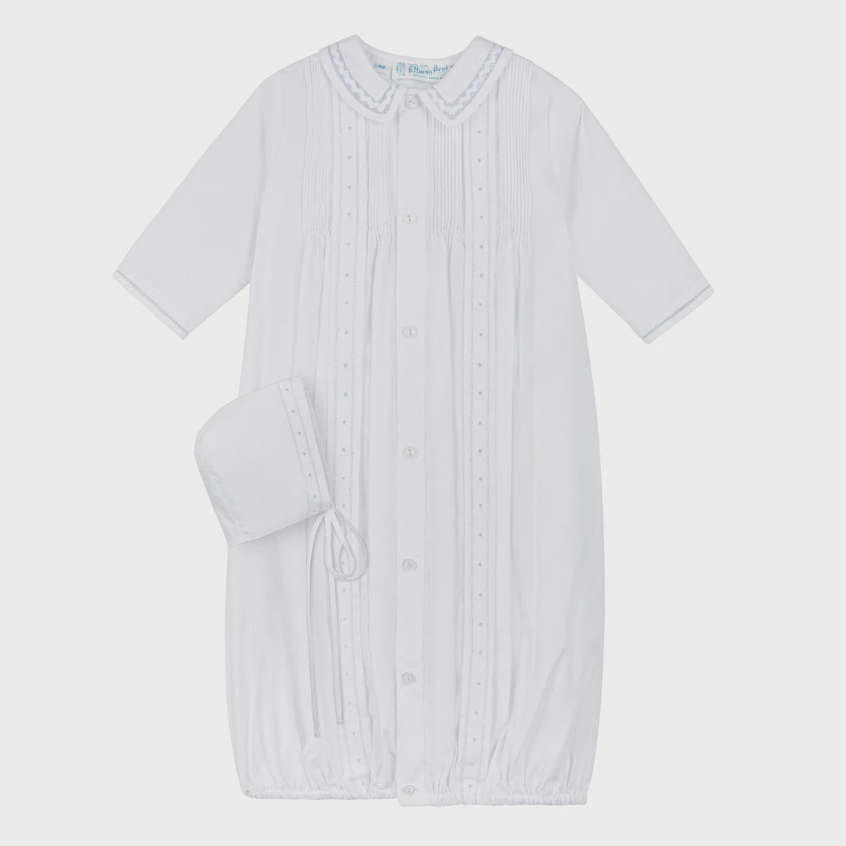 Feltman Brothers Boys Pintucked Take Me Home Gown-White