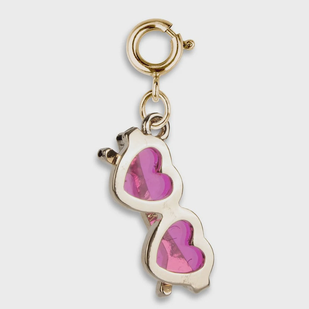 Charm It! Gold Heart Sunglasses Charm