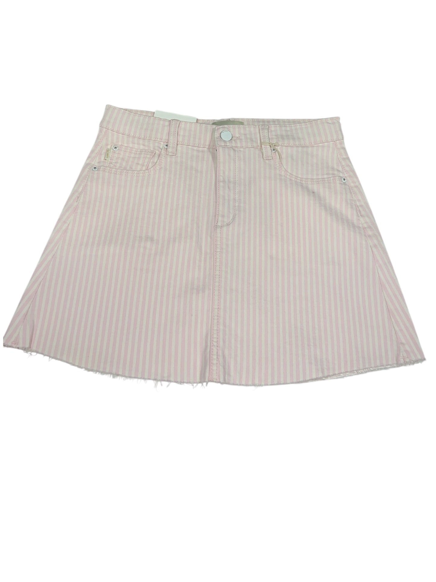 Jenny Pink Stripe Mini Stripe Skirt