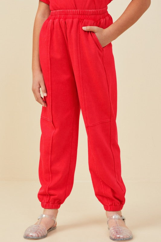 Hayden Girl Terry Set Red