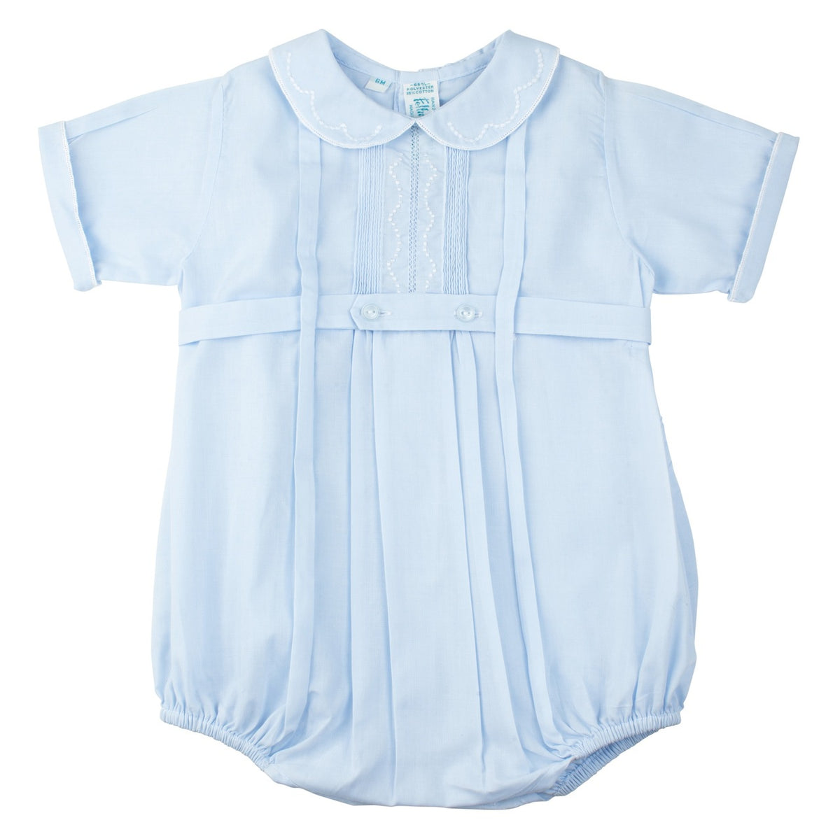 Feltman Brother Blue Button Belt Bubble