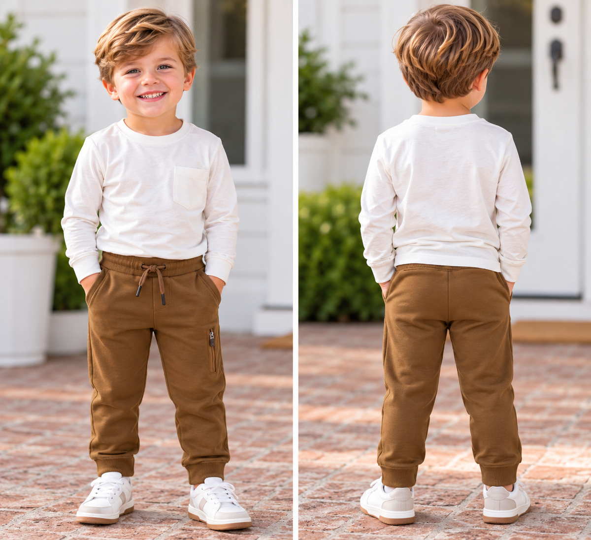 American Fit Brown Fleece Pants