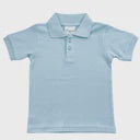 Blossom Blanks Boys SS Polo - Lt Blue