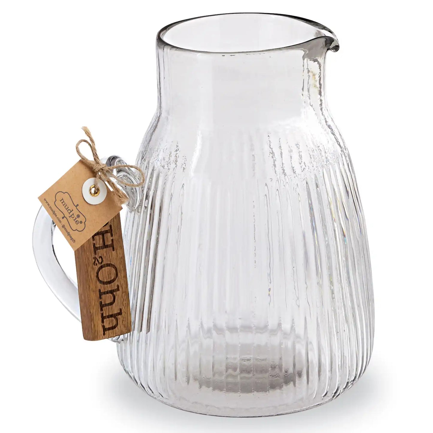 H20 Glass Pitcher