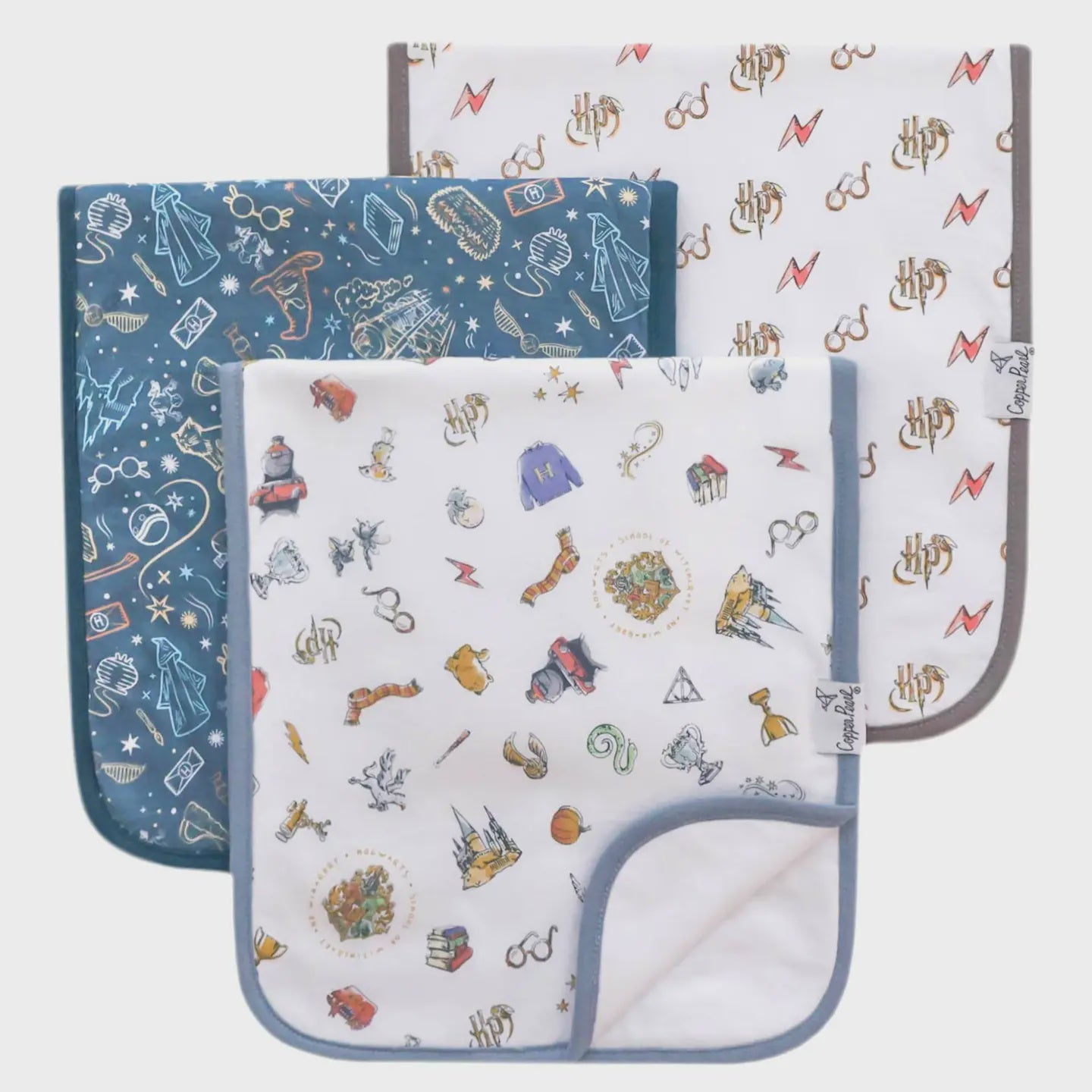 Copper Pearl Premium Burp Cloth Wizarding World
