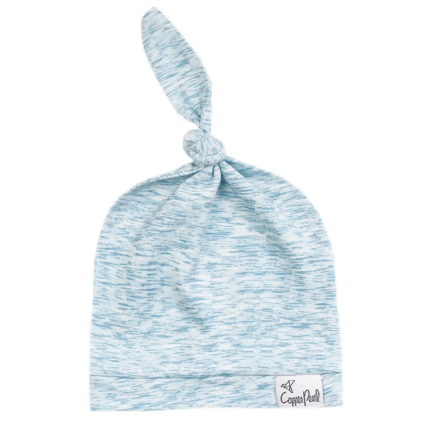 Copper Pearl NB Top Knot Hat - Lennon