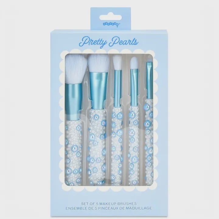 Iscream Blue Pearl Makeup Brush Set