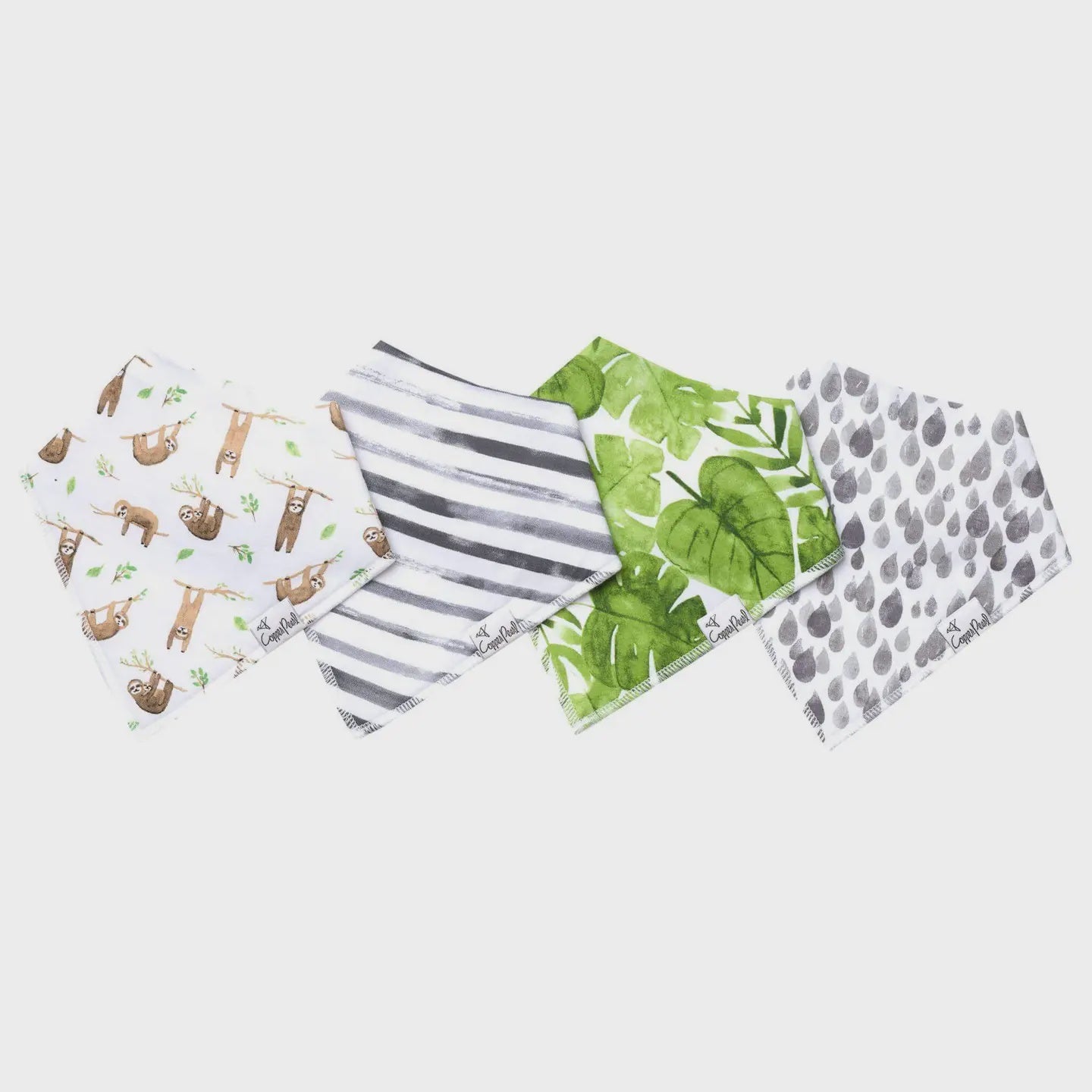 Copper Pearl Baby Bandana Bibs - Noah