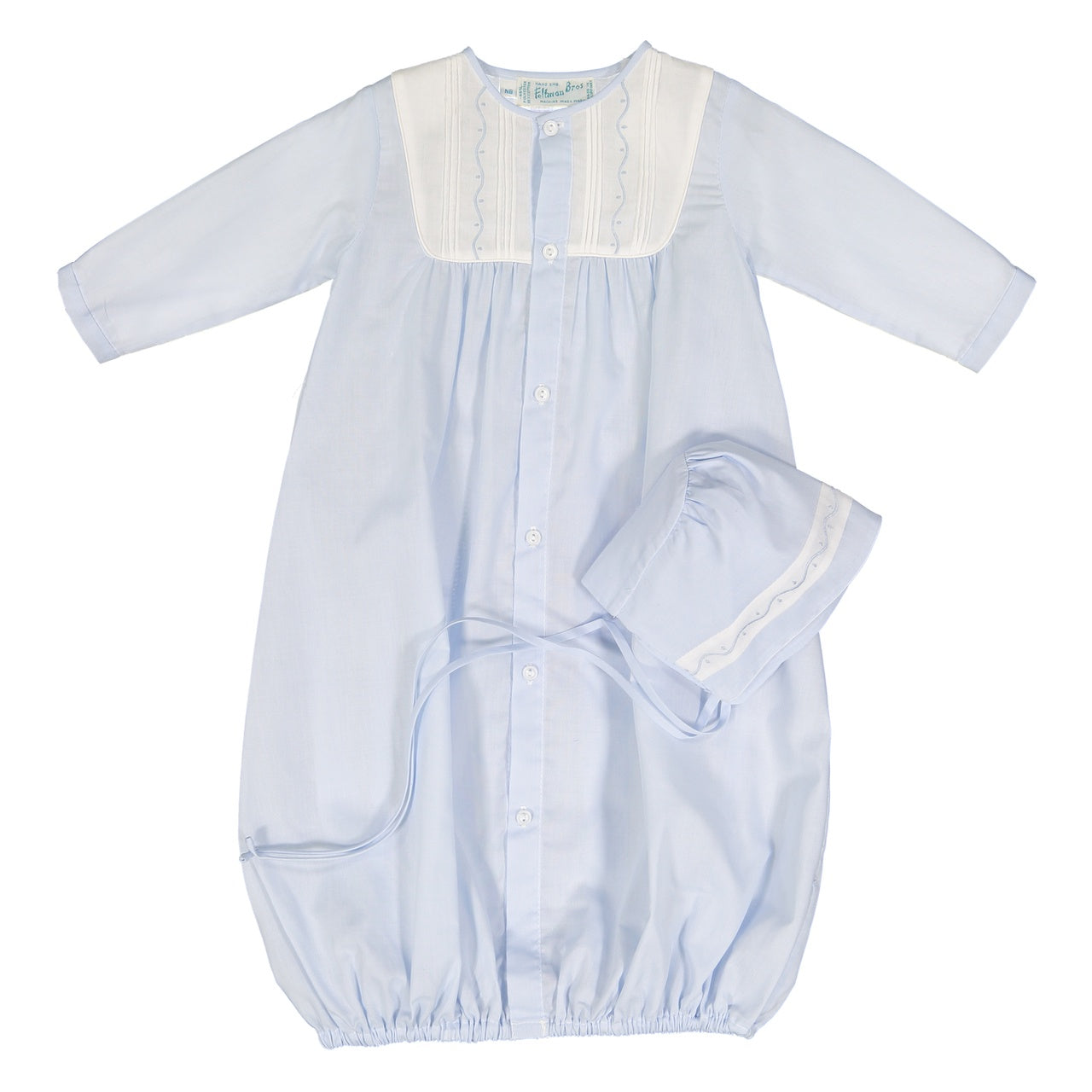 Feltman Brothers Boys Pleated Yoke Take Me Home Gown
