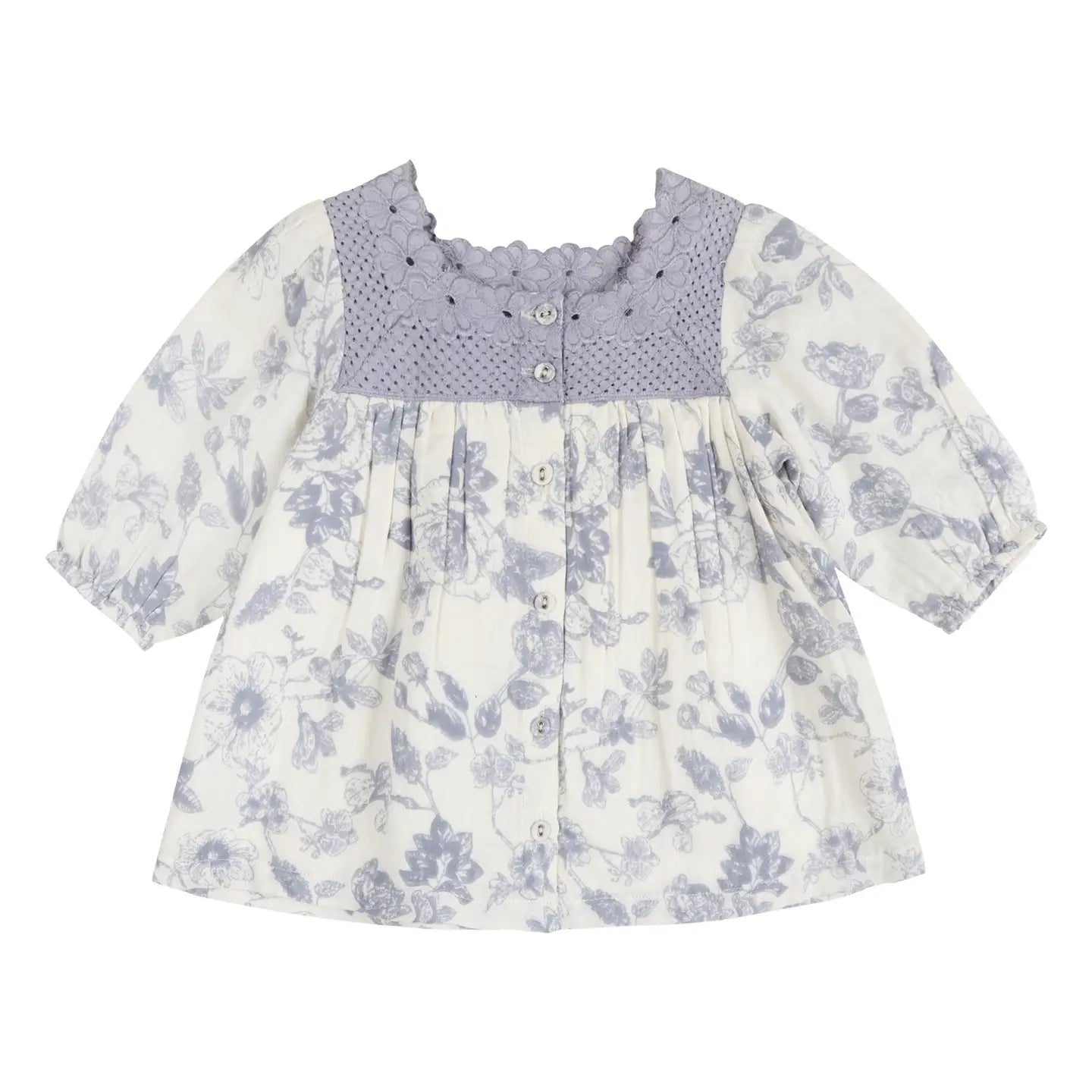 Viverano Claudia Floral Baby Dress & Bloomer Set