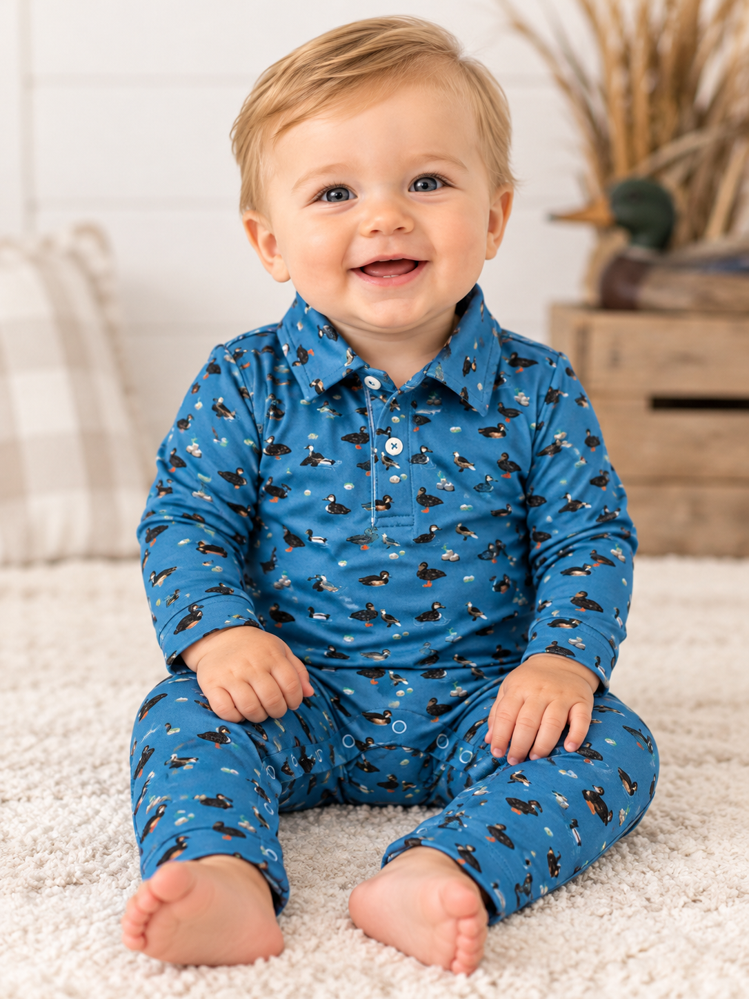 American Fit Mallard Ducks Performance Romper