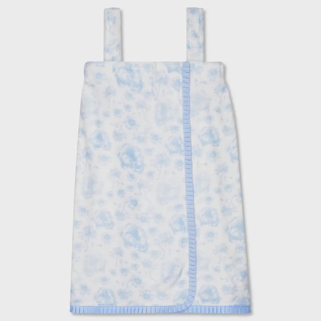 Iscream Beautiful Blue Toile Spa Wrap