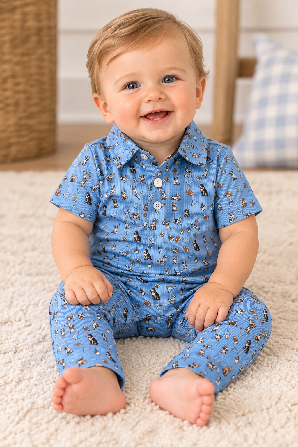 American Fit Game Day Romper