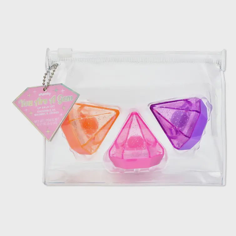 Iscream You're a Gem Lip Balm Set