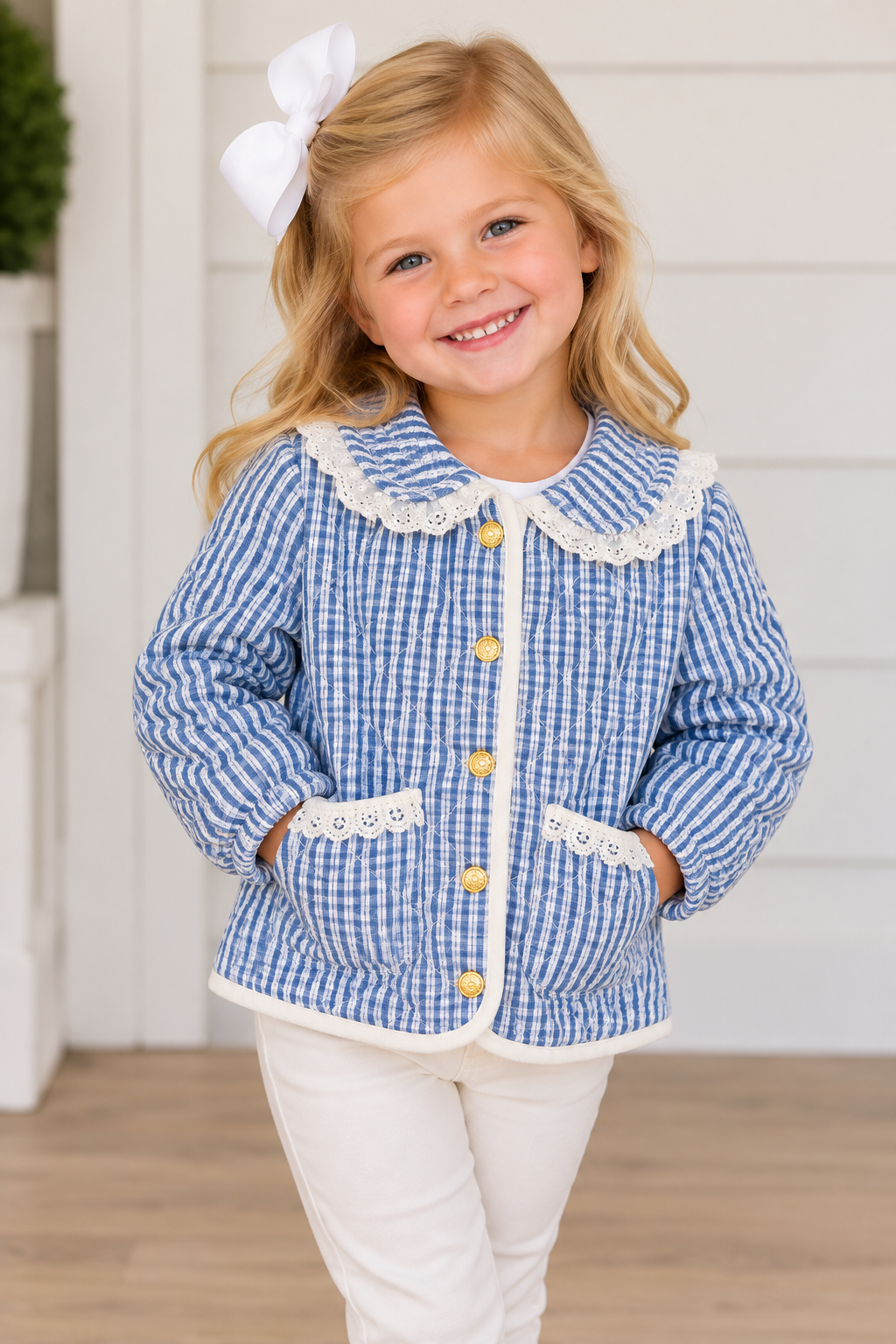 Blu & Blue Bianca Blue Jacket