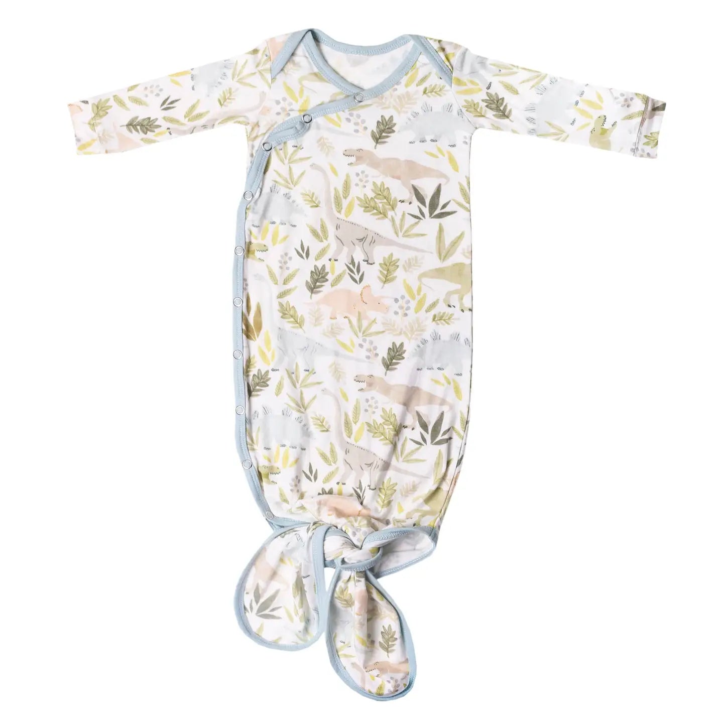 Copper Pearl Knotted Newborn Gown - Rex