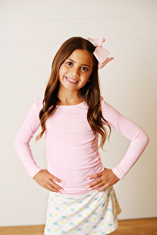 Swoon Activewear Pink L/S Top