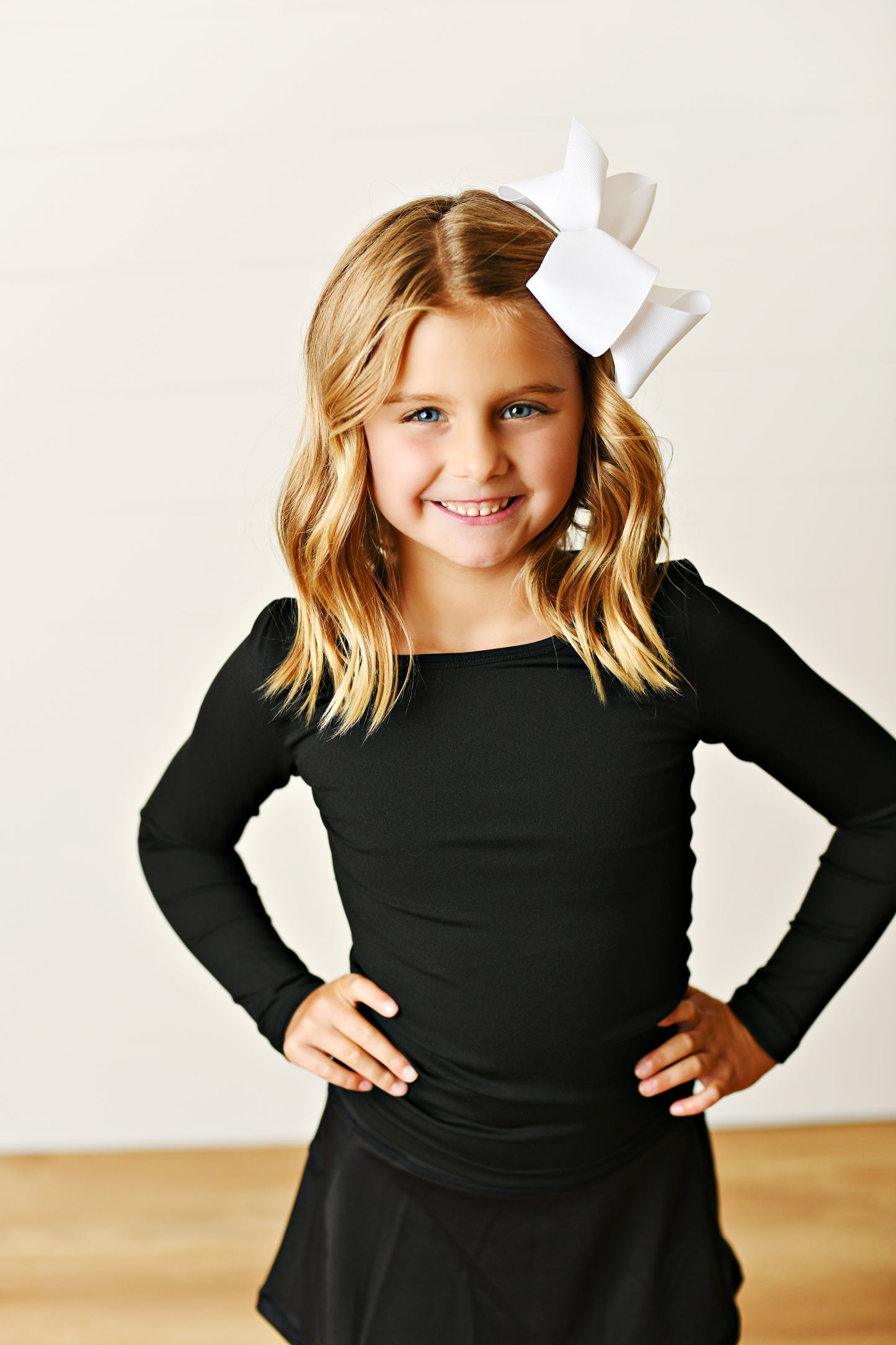 Swoon Activewear Black L/S Top
