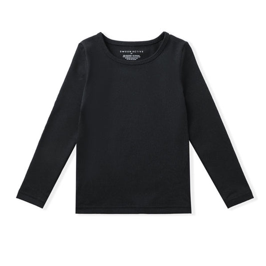 Swoon Activewear Black L/S Top