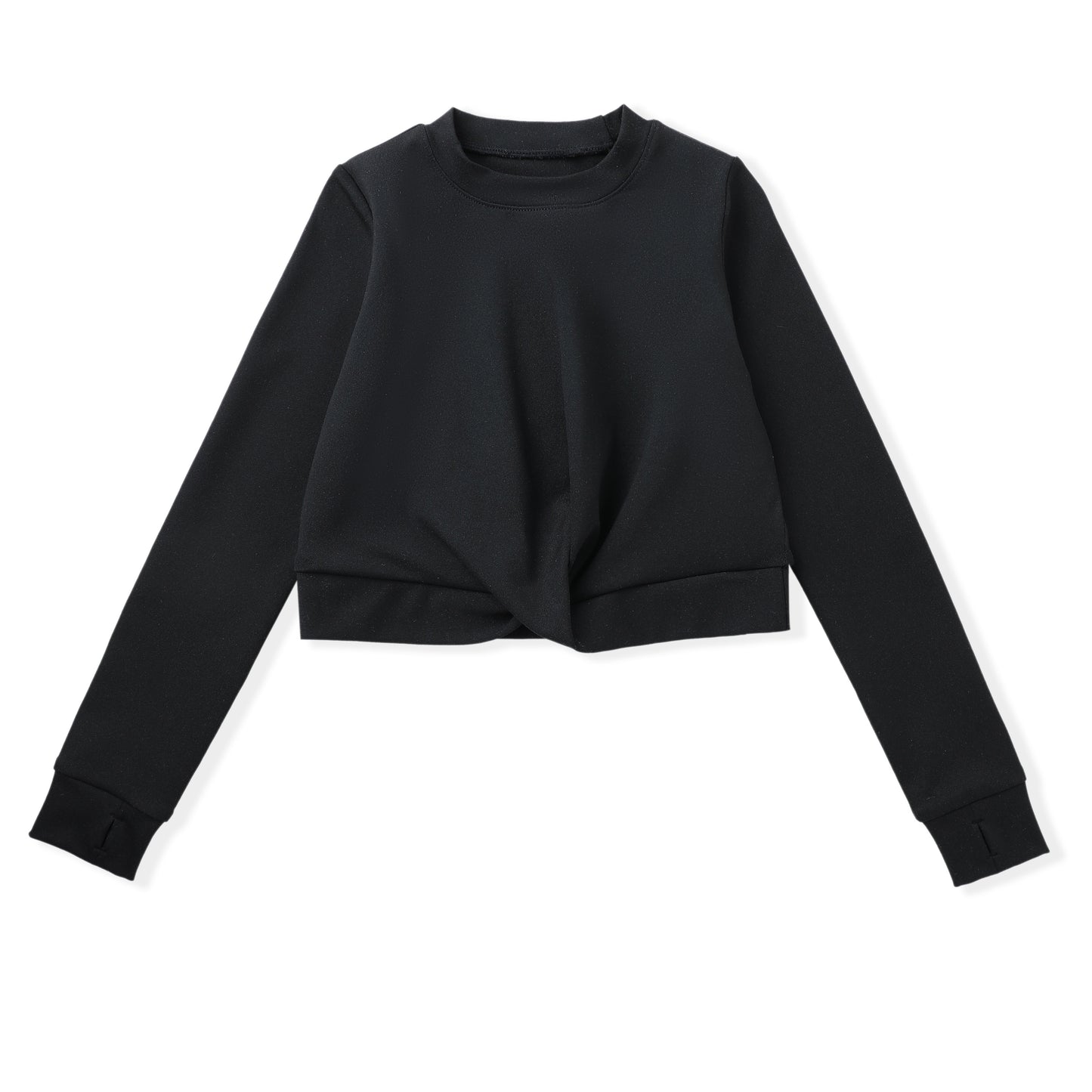Swoon Activewear Black Knot Top