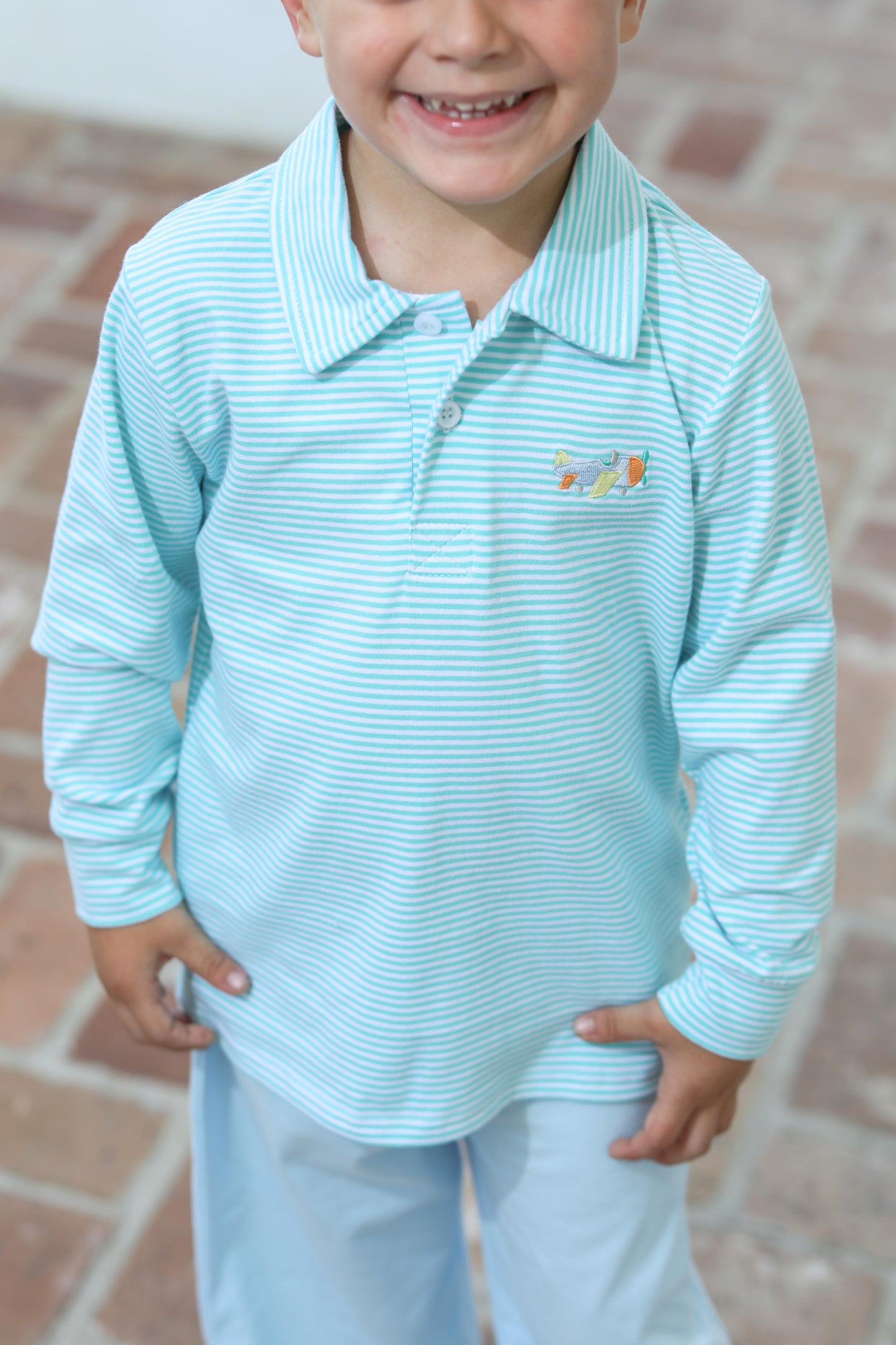TSK Airplane Polo Shirt