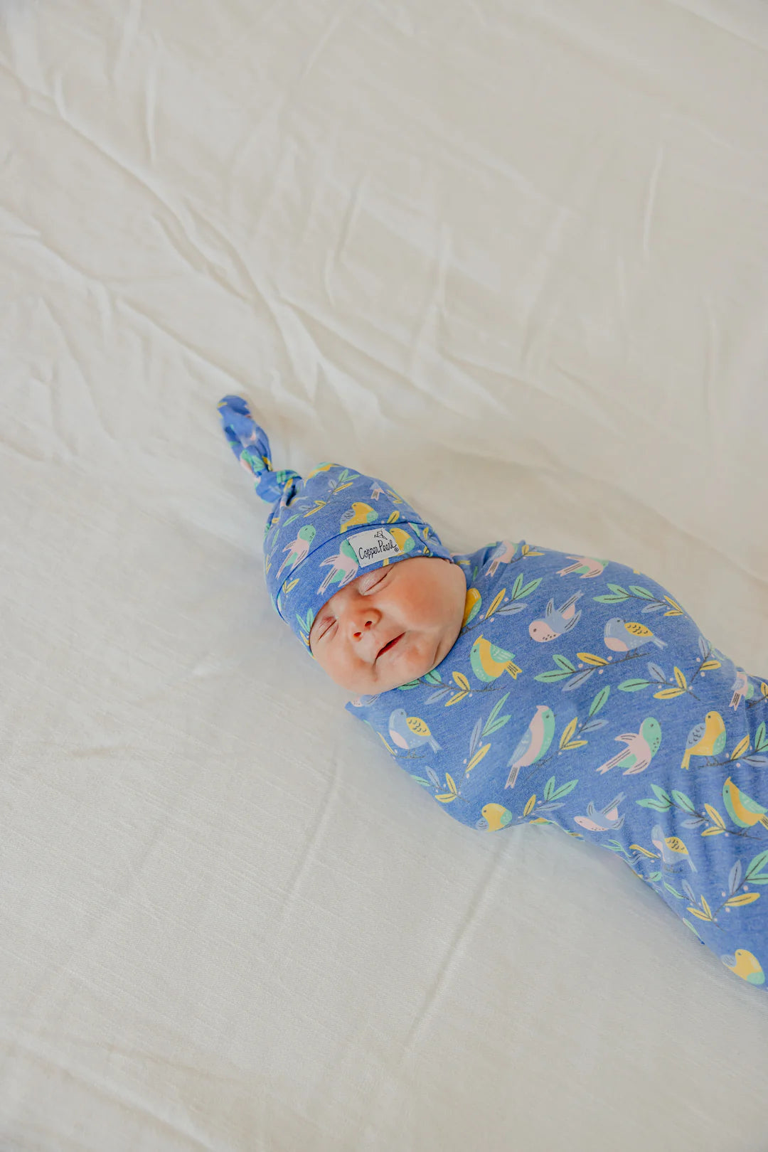 CP Birdie Knit Swaddle Blanket