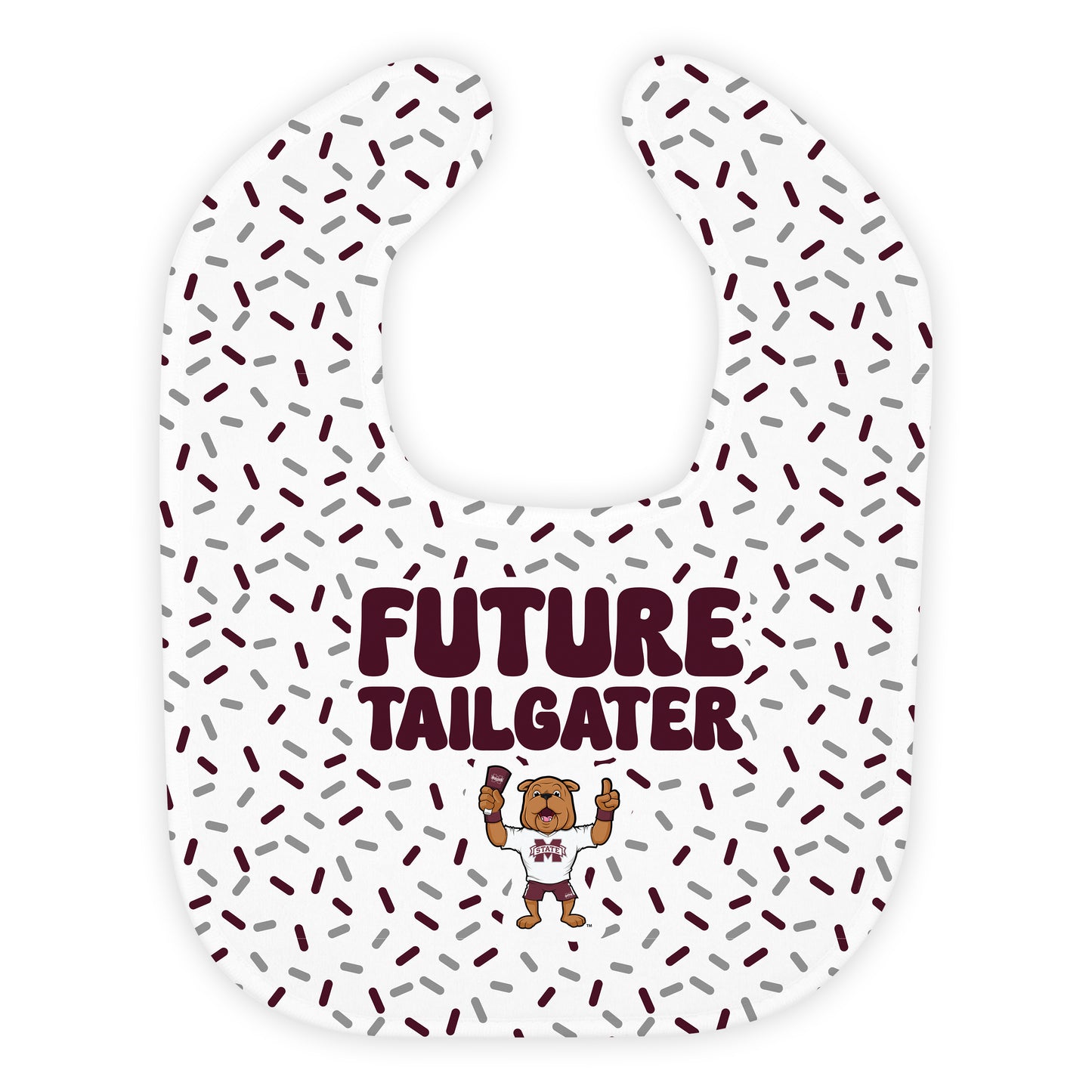 MSU Confetti Bib