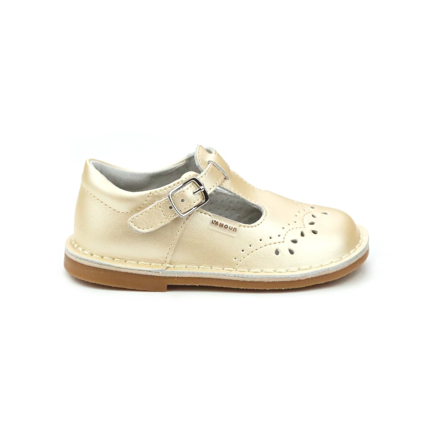 Ruthie Stitched Mary Jane Champagne