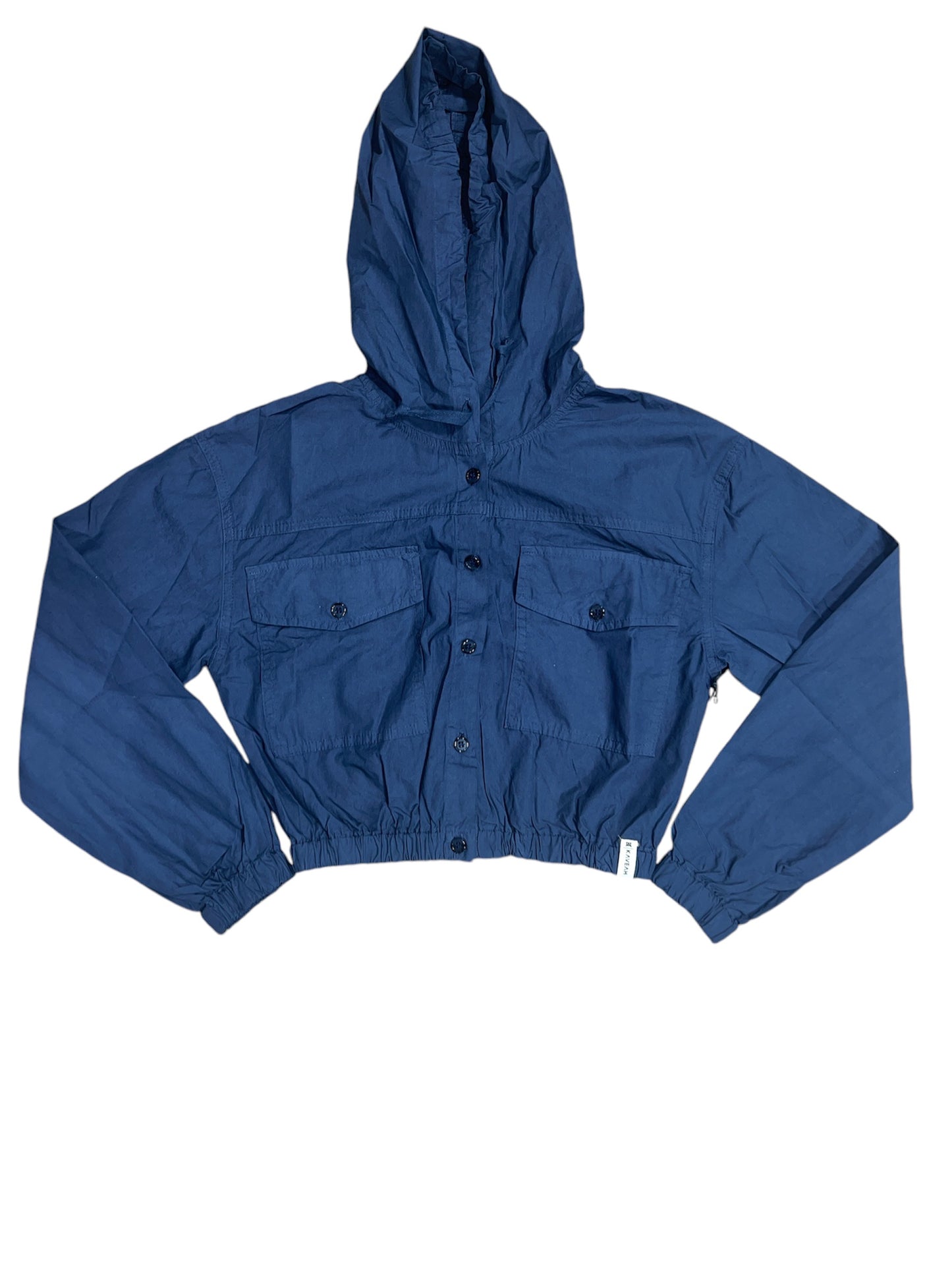 KV Ombre Blue Cotton Drawstring Top