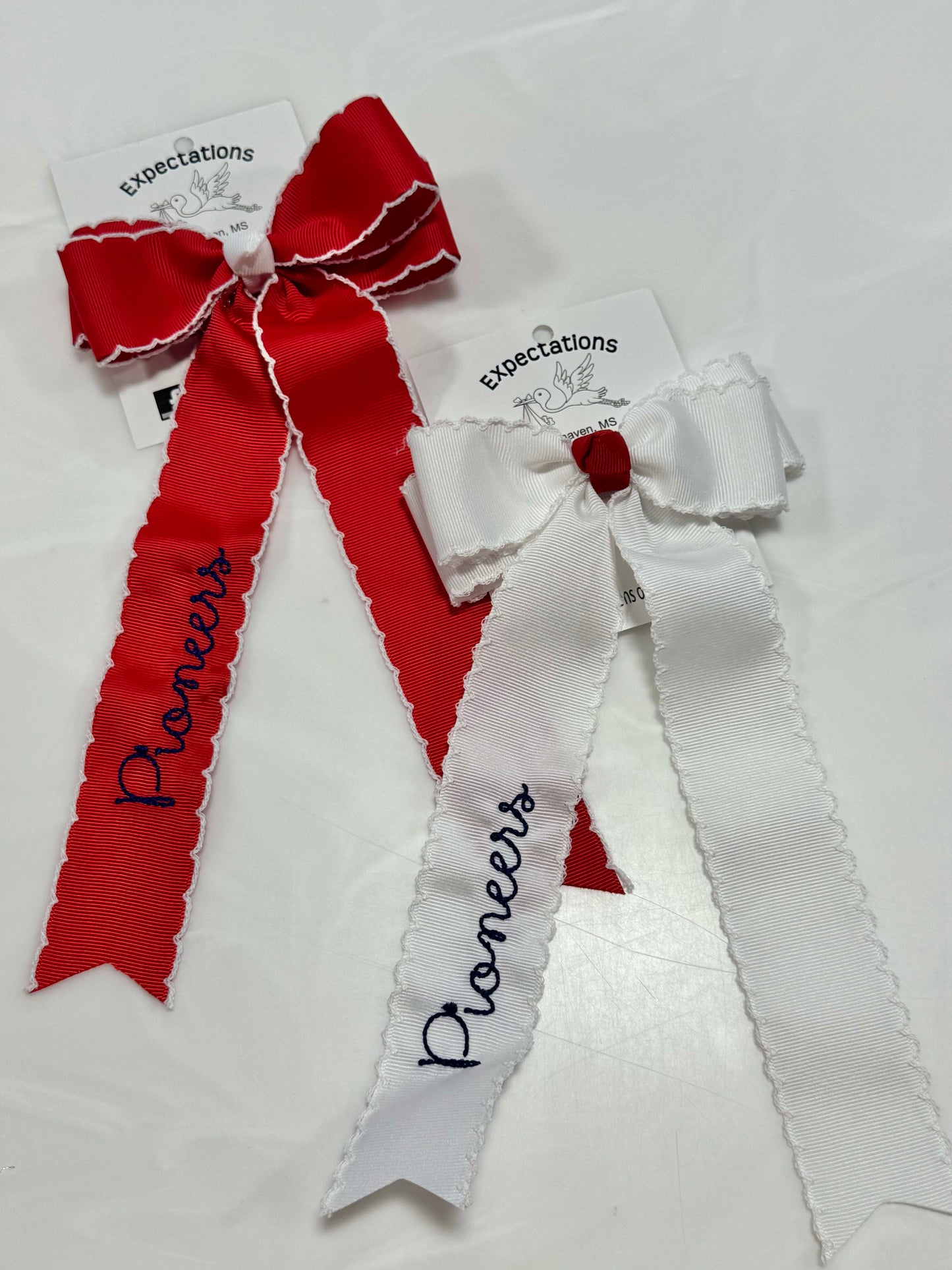 Moon Stitch Hair Bow PIONEERS