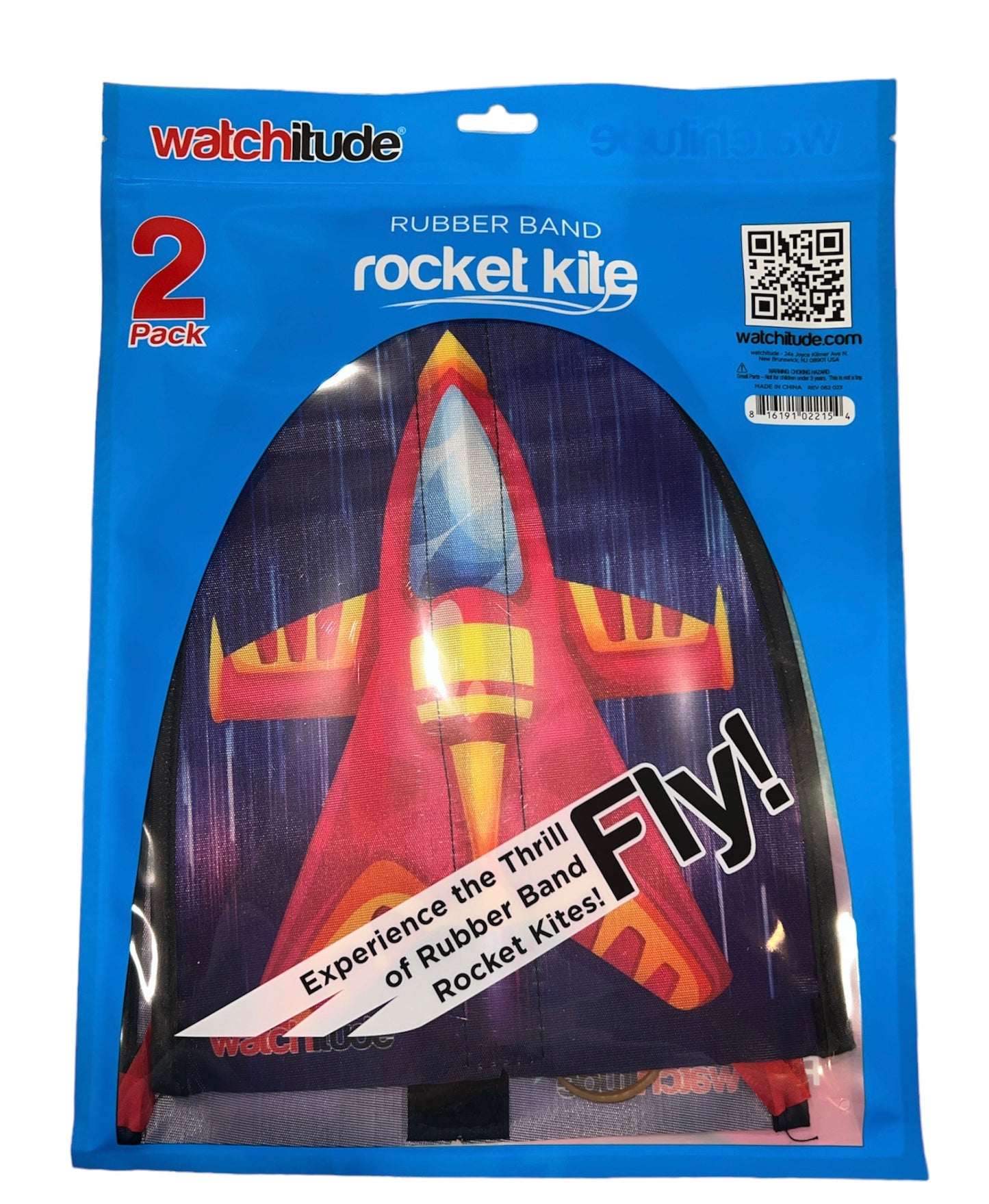 Watchitude Rubber Band Rocket Kite