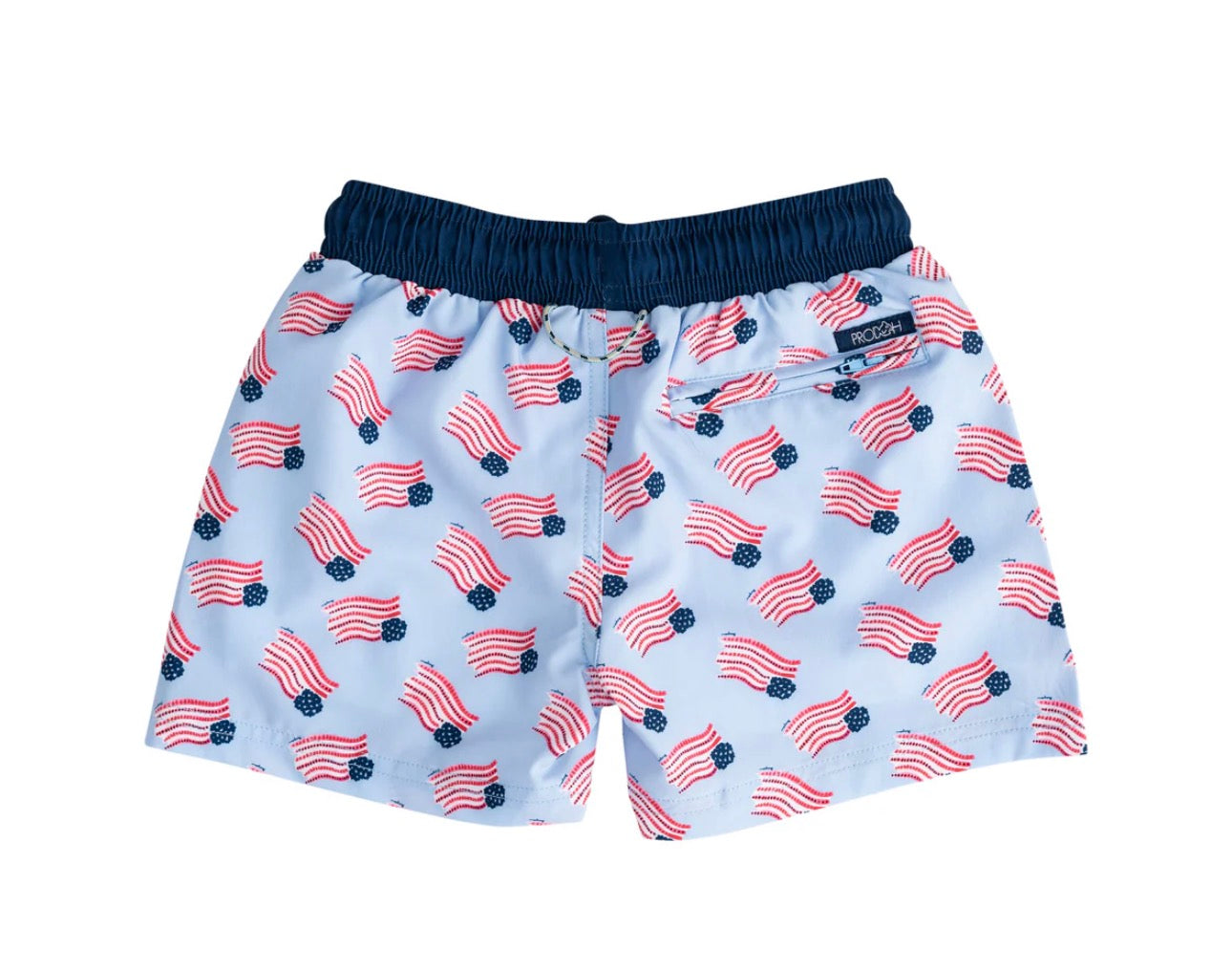 Prodoh Boogie Board Swim Trunk American Flag
