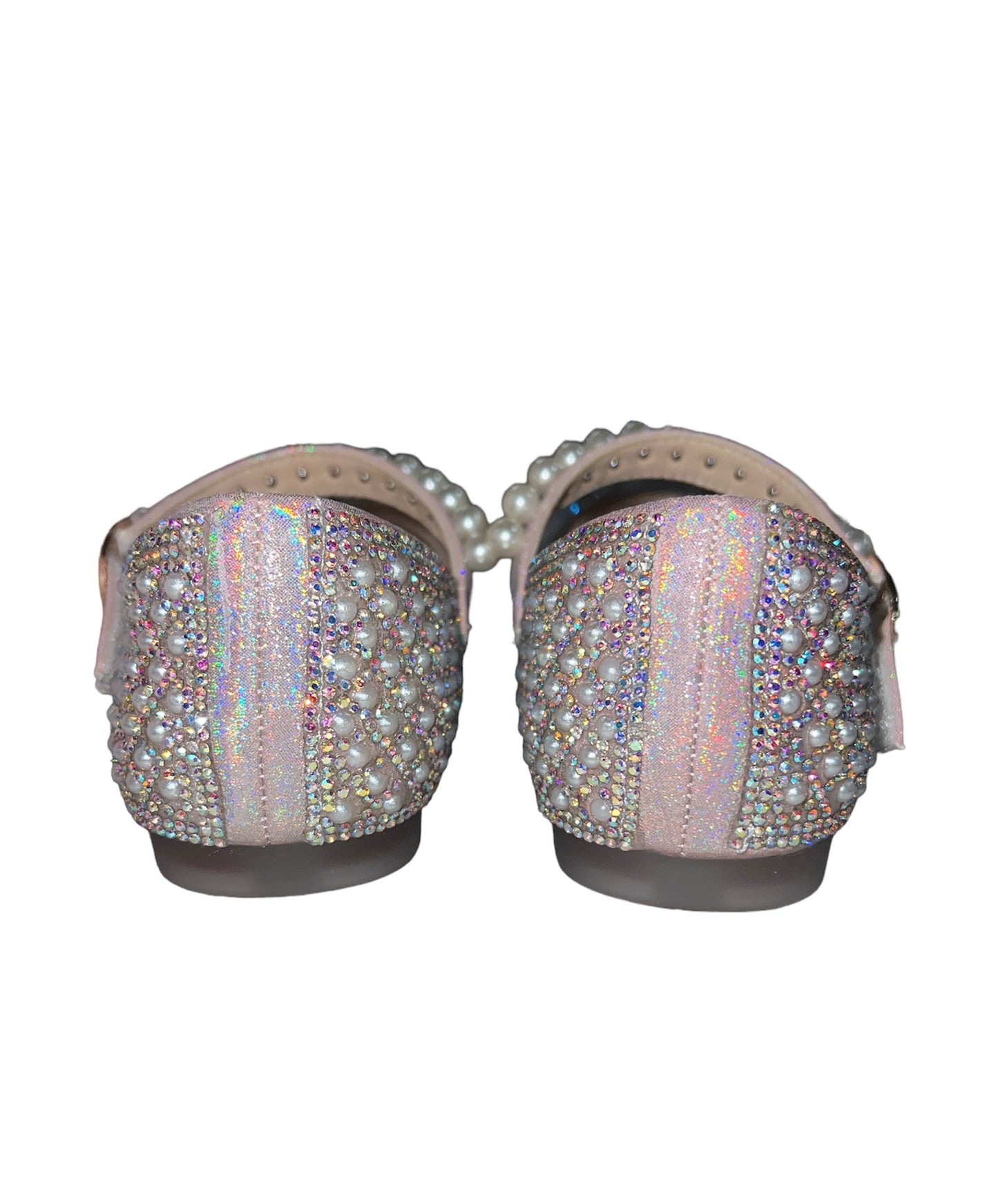 Pink Pearl Jewel Flats
