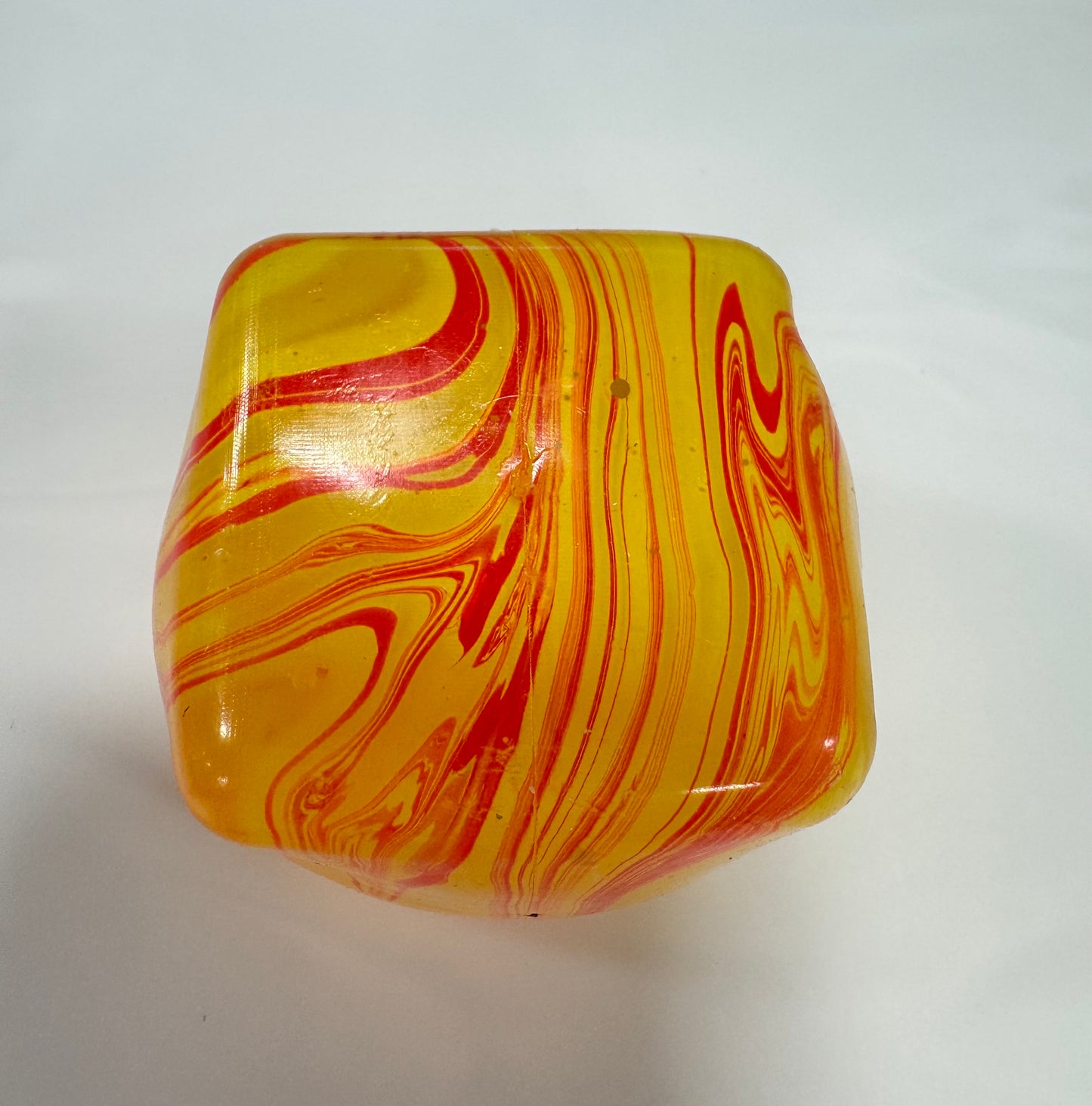 Marbled Cube Viral Squeeze Toy