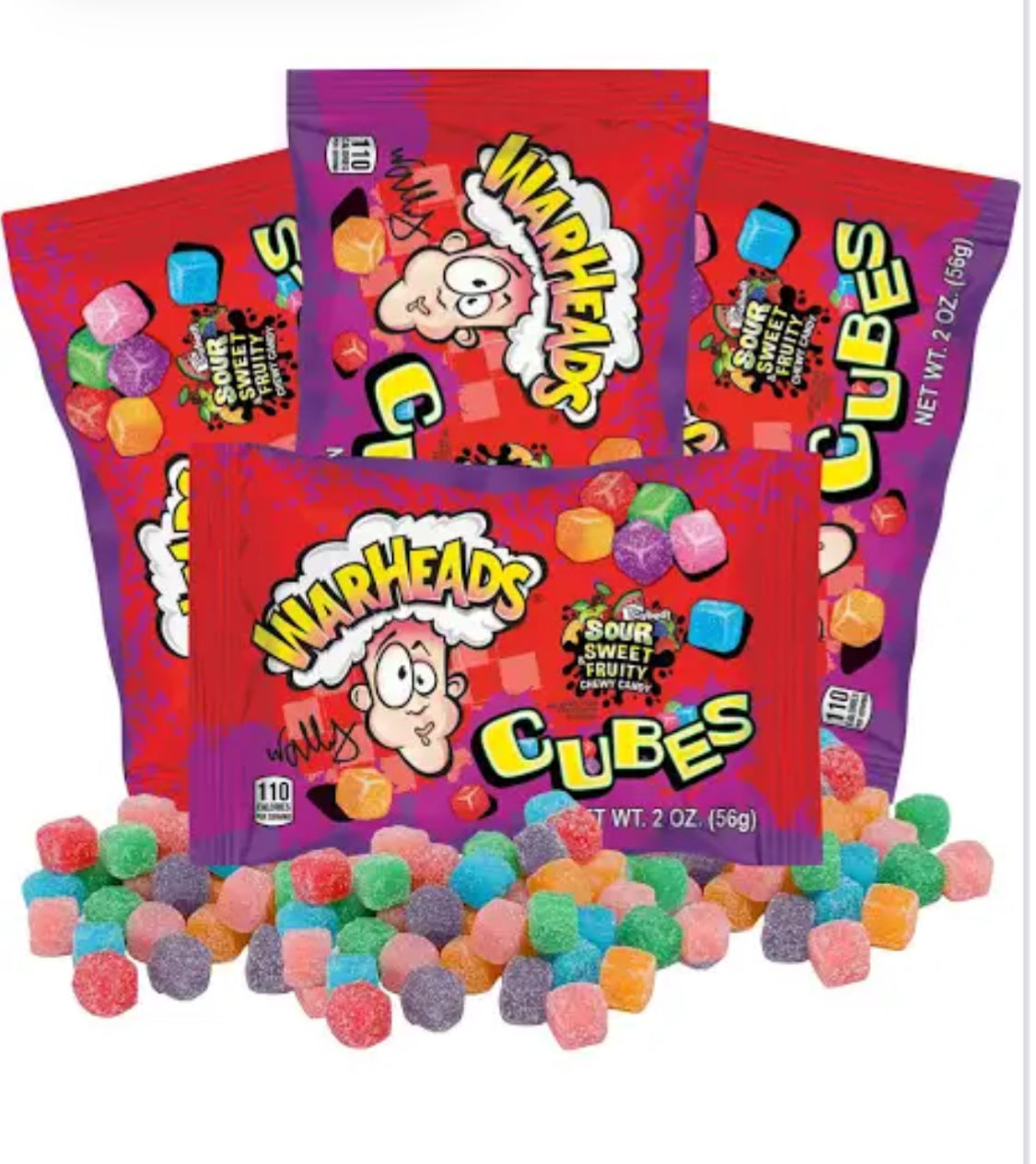 Warhead Chewy Cubes