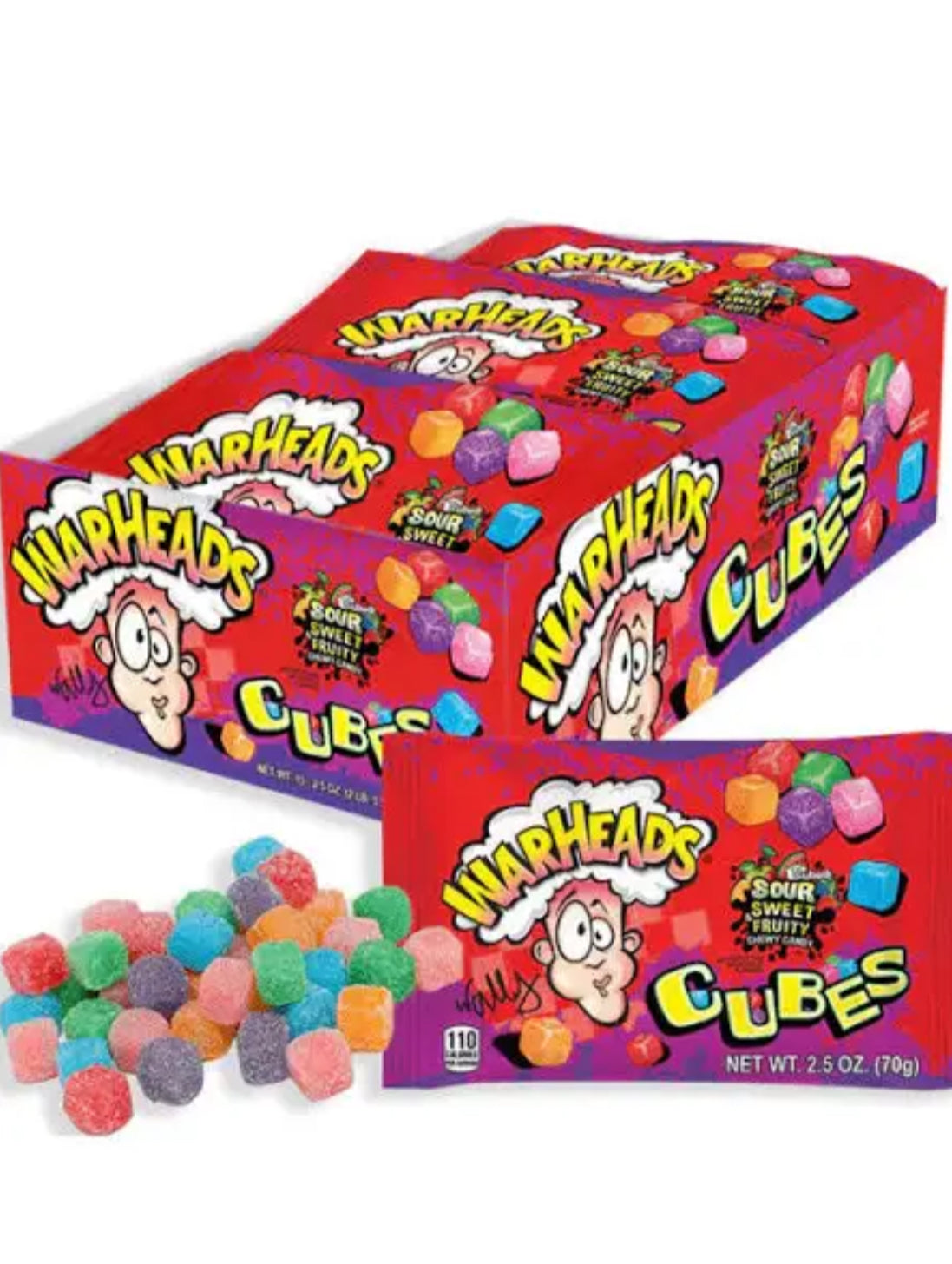 Warhead Chewy Cubes