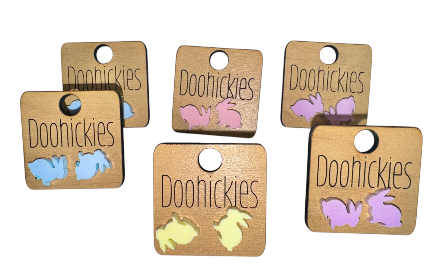 Bunny Colored Earrings