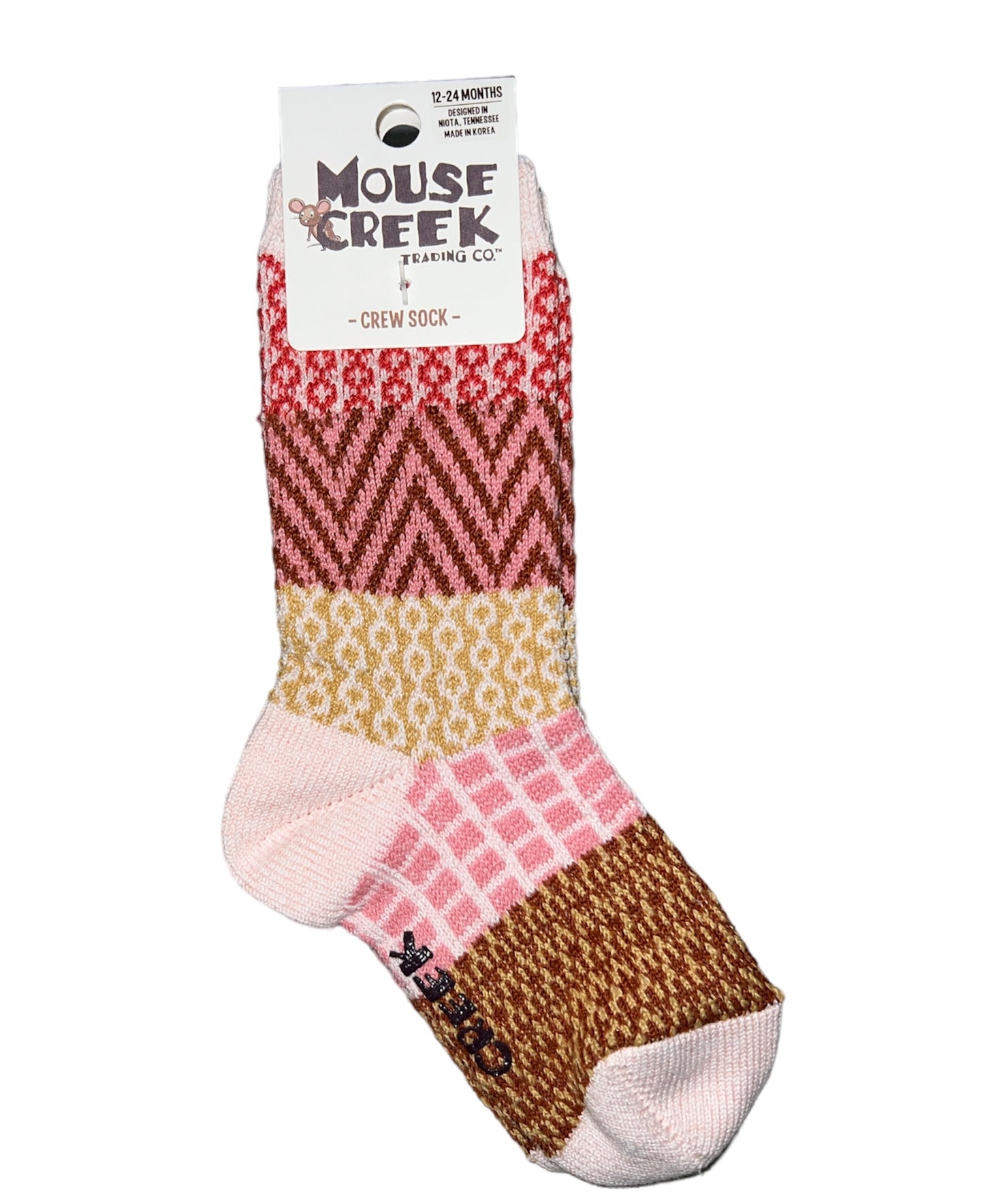 Mouse Creek Crew Sock Brandy