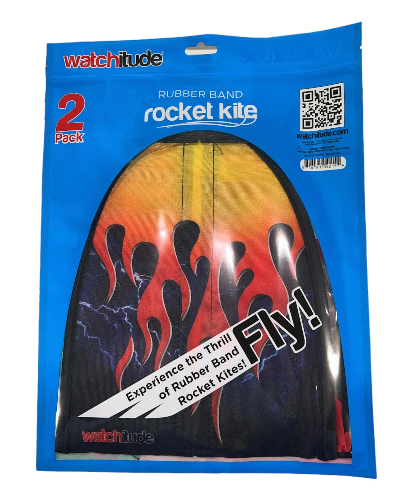 Watchitude Rubber Band Rocket Kite